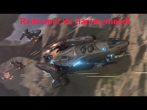 Redeemer Vrs Hammerhead! Star Citizen Redeemer Review and gameplay!