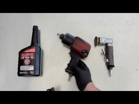 Using Marvel Mystery Air Tool Oil