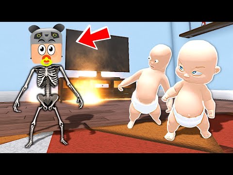 İskelet Bebek Oldum! Yaramaz Bebek - Panda ile Who's Your Daddy?