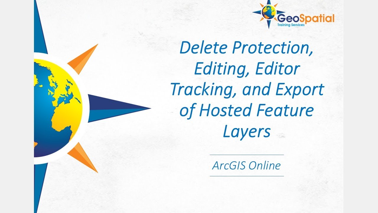 Enable Delete Protection, Editing, Editor Tracking, Sync, and Export in AGO