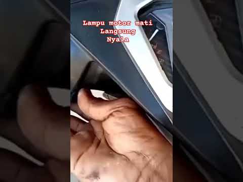 Tidak Ribet Lampu Motor Langsung Nyala #shorts #otomotif #motor #mekanik