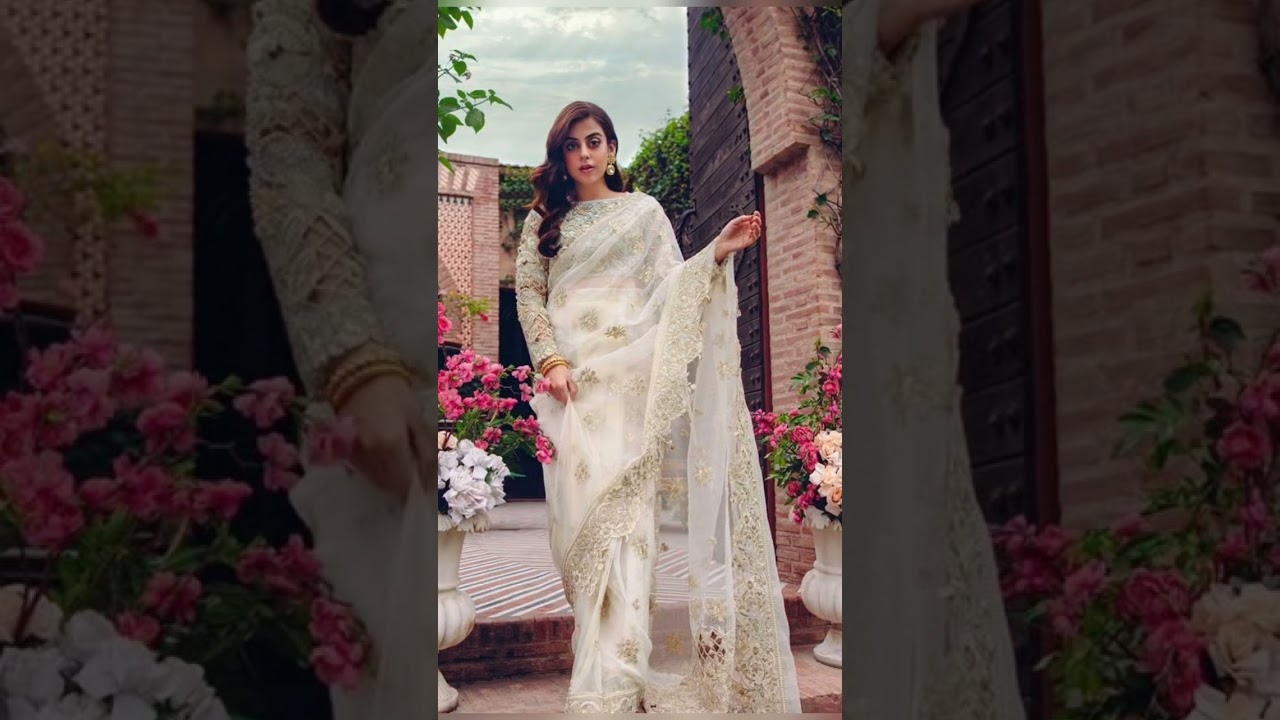 Pakistani actresses stunning looks in saree pt2😍 #latestdesign2024 #girls