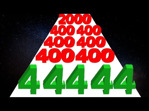 Numbers Run vs Number Stack 3D - All Levels Gameplay Android iOS (ASMR Gameplay) Math Games