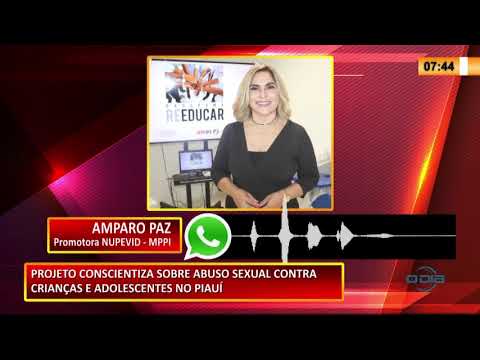 Projeto conscientiza sobre abuso sexual de crianças e adolescentes no Piauí 25 11 2020