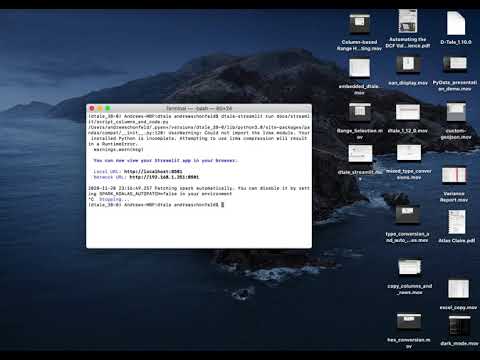 Using D-Tale in Streamlit