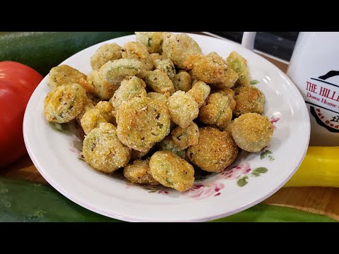 Fried Okra - Extra Crunchy - 100 Year Old Recipe - The Hillbilly Kitchen