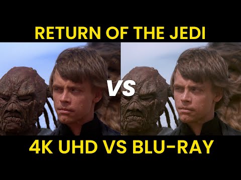 Star Wars Return of the Jedi 4K UHD vs Blu ray