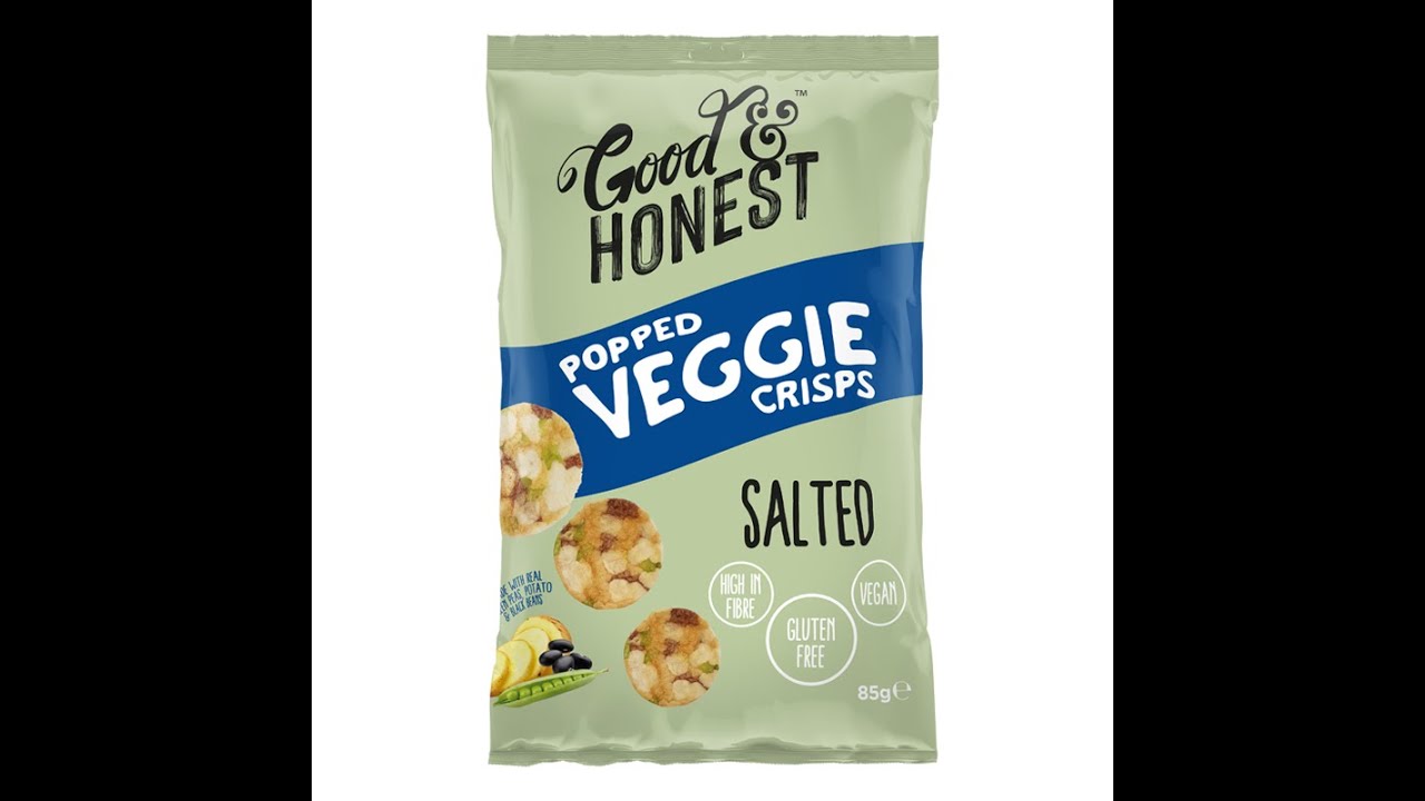 Watch video Good & Honest. Popped Veggie Crisps Salted. review Now Good & Honest. Popped Veggie Crisps Salted. review
