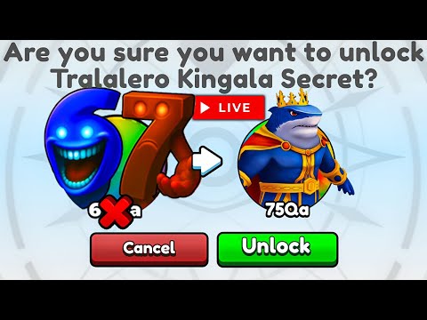 New Update 41 - Live New Tralalero Kingala Secret In Brainrot Evolution Roblox!