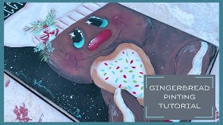 Acrylic Gingerbread Painting for Christmas Decor – Easy & Fun! #christmas2025