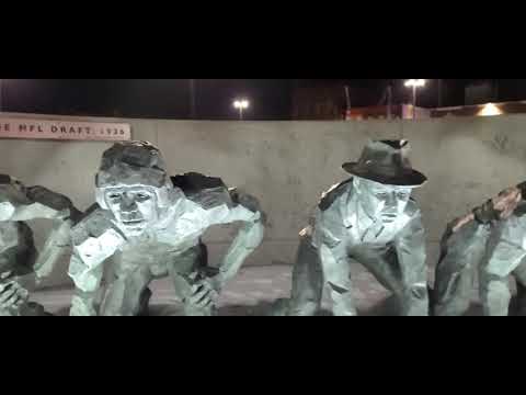 A Walk Around Downtown Canton, Ohio On A Freezing Cold February Night!