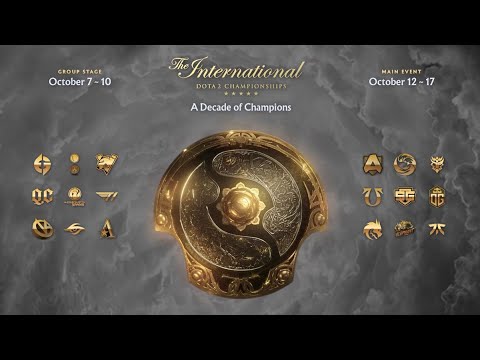 Team Dragon and Team Thunderhide Player Intro TI10 Dota 2 ALL STAR Match