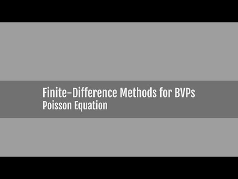 Elliptic Equations - Finite-Difference Methods
