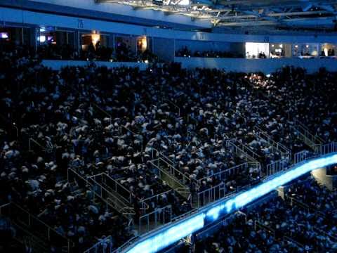 The Shark Tank before a playoff game