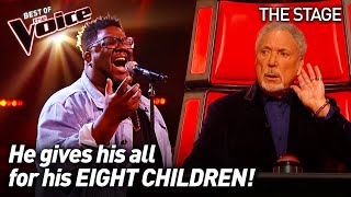 Roger Samuels sings &#39;Footprints in the Sand&#39; by Leona Lewis  | The Voice Stage #13