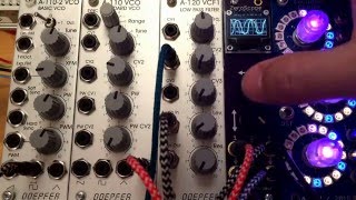 Video thumbnail for vpme.de - ZeroScope - a 6hp Eurorack oscilloscope and tuner by Vladimir Pantelic