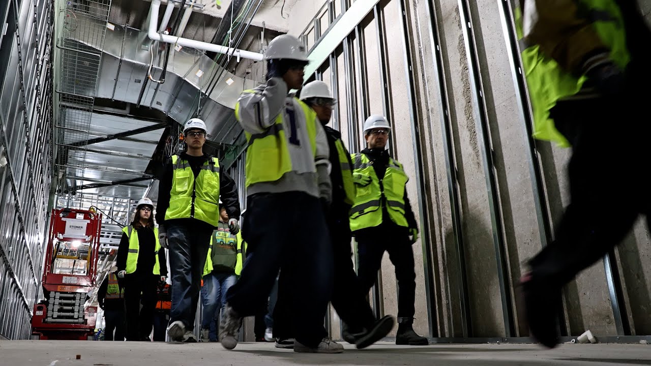 2022 Bond: CTE Construction Students Tour New Beaverton High School