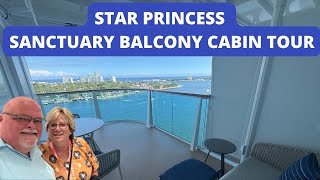 Star Princess Sanctuary Balcony Tour - The Best Balcony at Sea?