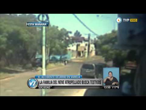 Visión 7 - Buscan testigos por el nene atropellado en Gerli