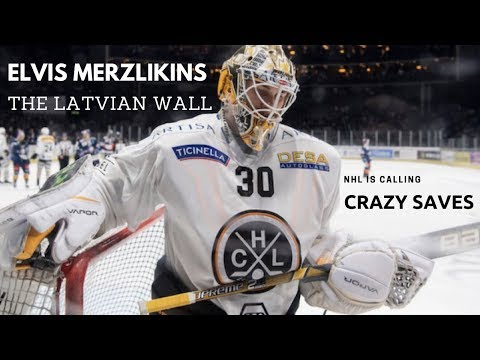 Elvis Merzlikins | The Latvian Wall - NHL is calling | Crazy Saves