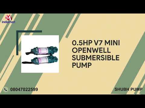 Shree laxmi single phase 6.5hp v9 ss open well submersible p...