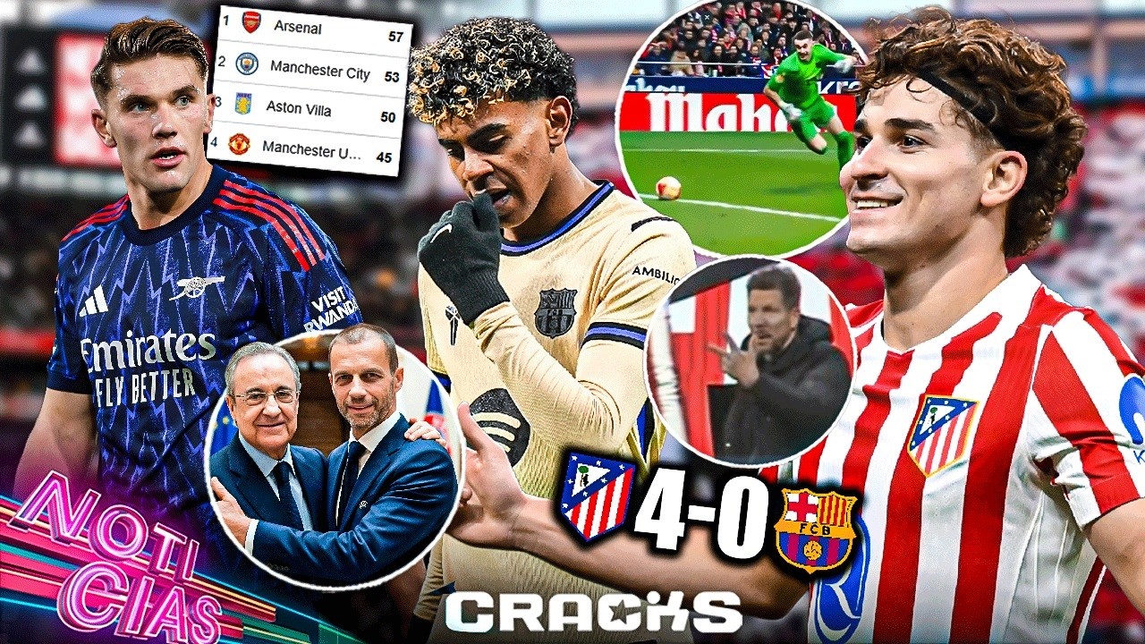 Atleti destroza al Barça en la ida | ¡PSG apoya al Madrid! | Arsenal no pudo | Adiós a la Premier