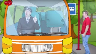 The Wheels On The Bus. New! | English For Children | English For Kids | Songs from Wow English TV