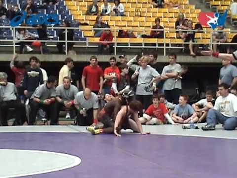 USAW Cadet Folkstyle Nationals: 112 pound final - Austin Hood vs. Marshawn Sharp