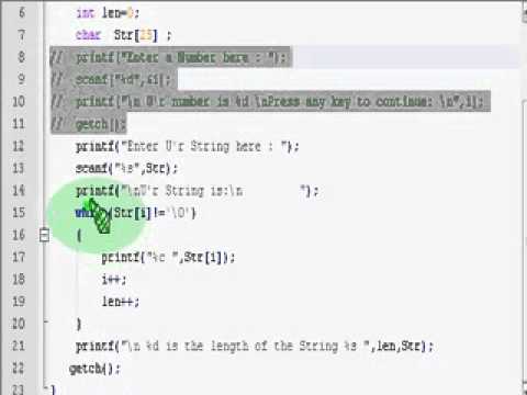 C C Programming Tutorial 34 String Pointers Arrays
