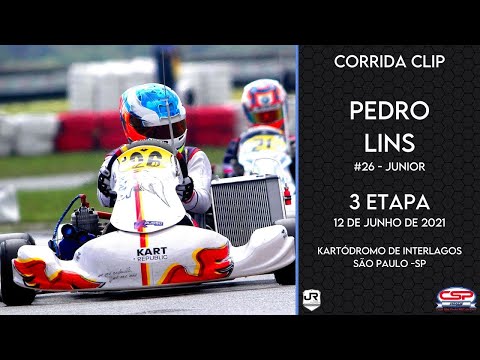 Pedro Lins -  Corrida Clip de Junior -  3ª etapa Copa São Paulo Light RBC de Kart 2021