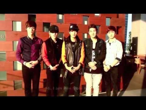 [ETC] 121026 NU'EST NU'EST Greeting Message for KPOPGAGA Showkase 2