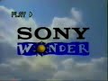 Sony Wonder Logo With Effects Speed 0 01X