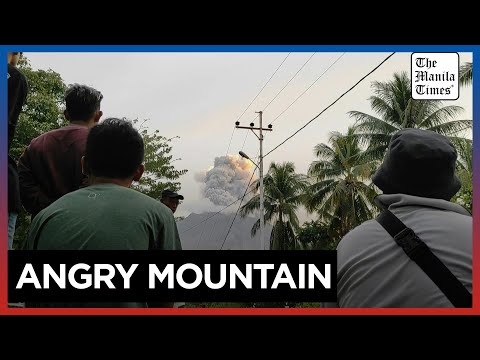 Indonesians on alert as volcano erupts again