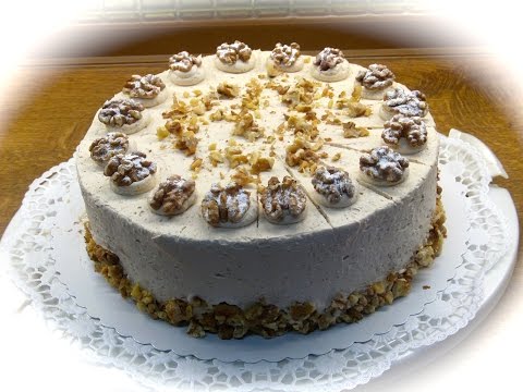 Walnuss Buttercreme Torte