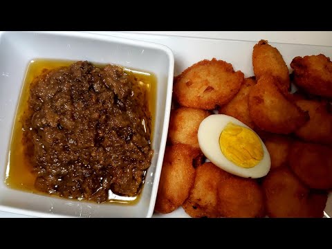 How to make black peas fritters// Accara //Akara // Gambian street food favourite