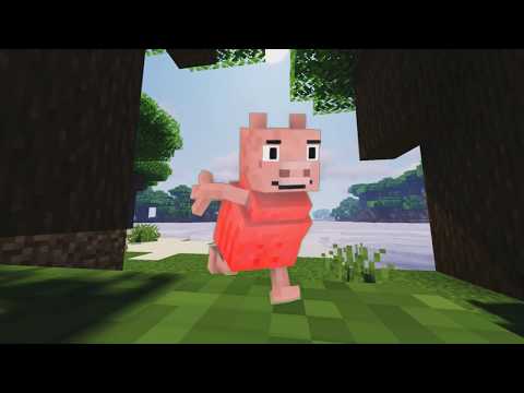 Peppa Pig in Minecraft world | Peppa Pig Dancing | Funny 2D Animation