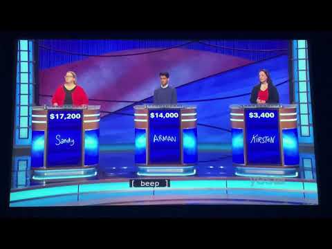 Double Jeopardy, Sandy Olive Day 3 - 3rd Daily Double (6/24/21)