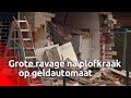 Omwonenden schrokken zich rot door de knal tijdens de plofkraak.