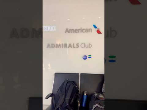 American Airlines Admirals Club lounge experience