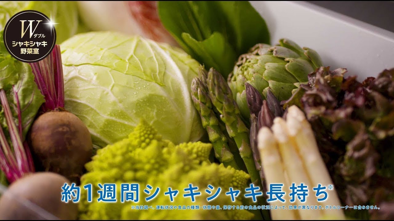 Ｗシャキシャキ野菜室 機能紹介「野菜が約1週間シャキシャキ長持ち」【パナソニック公式】
