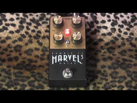 Ramble FX Marvel Drive 3 (Marshall Plexi in a box!) pedal demo