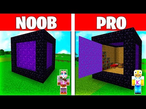 Minecraft NOOB vs PRO: Secret Portal House!