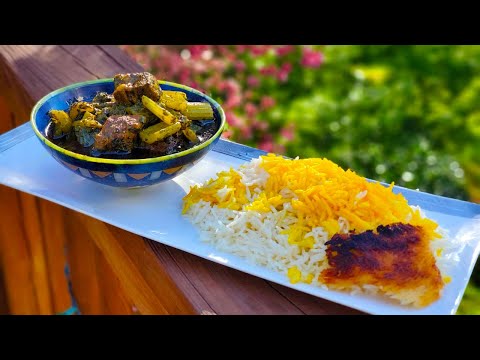 HowTo: Persian Celery Beef Stew "Khoresht Karafs  خورش کرفس"