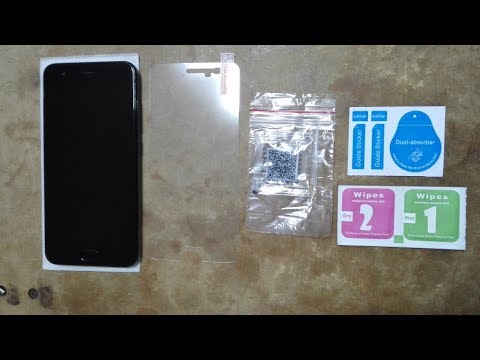 How to apply tempered glass screen protector to mobile phone