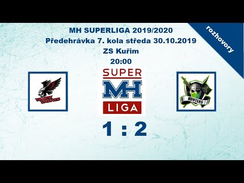 MH SUPERLIGA 7. kolo 2019/2020 Blackhawks vs Hunters 1:2 - rozhovory