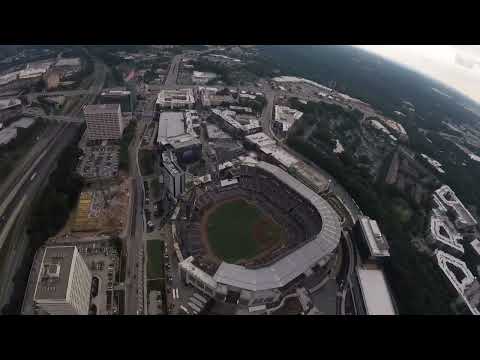 Parachuting Into Truist Park