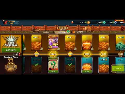 dragons rise of berk: seasonal packs vs Odin pack