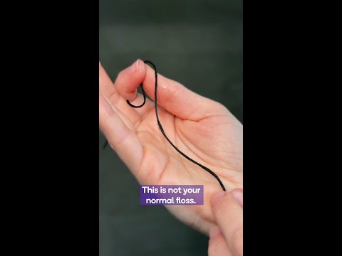 "This is not your normal floss".... correction,  "not your typical floss!" We're making it normal 😉