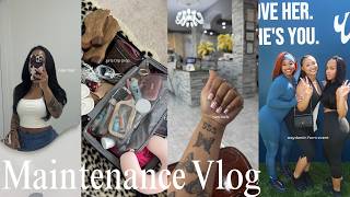 MAINTENANCE VLOG: Birthday Trip Prep + New Hair, Lashes & My First Influencer Event (Jayda Wayda!)