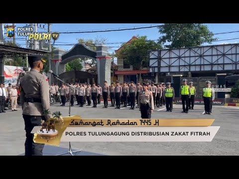 POLRES TULUNGAGUNG DISTRIBUSIAN ZAKAT FITRAH